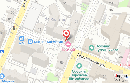 Супермаркет Пятёрочка на улице Алексея Толстого на карте