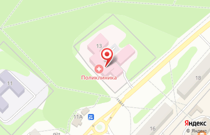 Поликлиника, Протвинская городская больница на карте