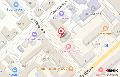 Цветочный склад-магазин на Советской улице на карте