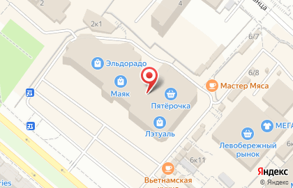 Салон связи МегаФон на проспекте Комарова, 2 к 2 на карте