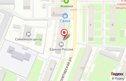 Всероссийская политическая партия Единая Россия на Пролетарской улице на карте