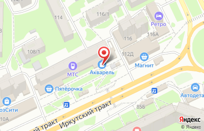 Зоомагазин Город ZOO на Иркутском тракте на карте