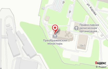 Спасо-Преображенский мужской монастырь в Каменск-Уральском на карте