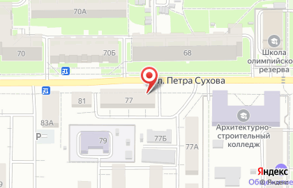 Магазин автозапчастей в Барнауле на карте