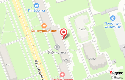 Библиотека №2, Пушкинский район на карте