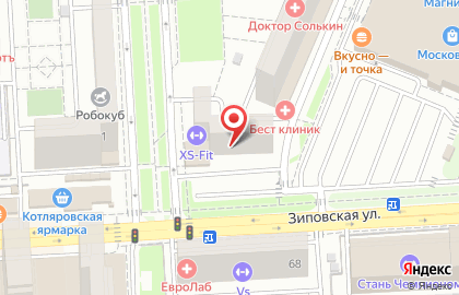 Фитнес-клуб XS-Fit на улице Артюшкова на карте