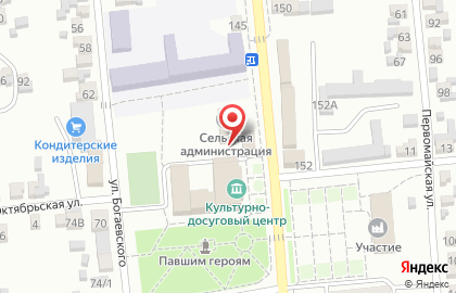 Сельская библиотека на улице Ленина на карте