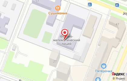Физико-математический лицей на улице Кирова на карте