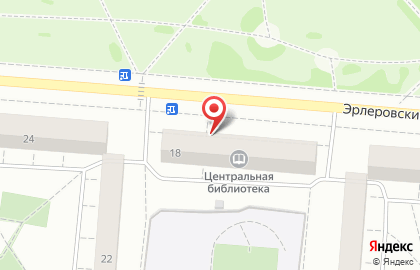 Центральная районная библиотека, Петродворцовый район на карте