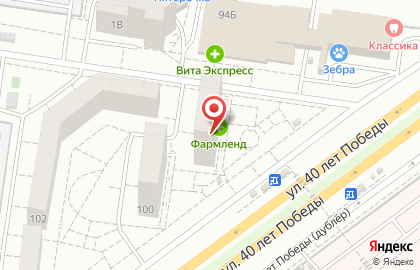 Компания АвтоСреда в Автозаводском районе на карте