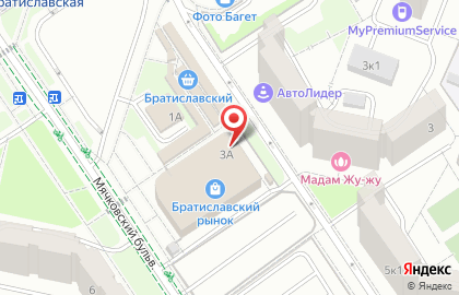 Кафе в Москве на карте