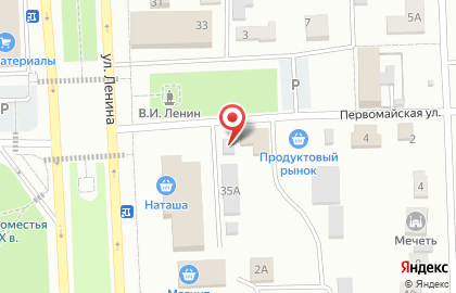 Агентство недвижимости Глория на Первомайской улице на карте
