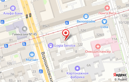 Обновка на улице Станиславского на карте