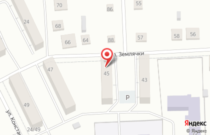Продуктовый магазин Ковчег на улице Землячки на карте