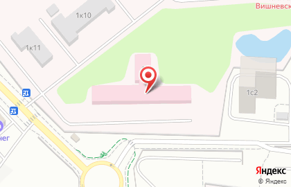 3 Центральный военный клинический госпиталь им. А.А. Вишневского на улице Маршала Бирюзова в Одинцово на карте