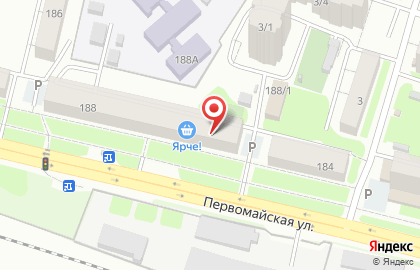 Банкомат МДМ Банк на Первомайской улице, 188 на карте