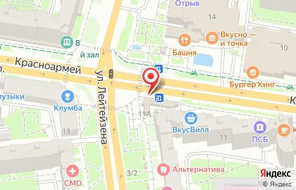 Салон связи МТС на Красноармейском проспекте, 11а на карте