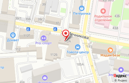 ОАО АК БАРС Банк на улице Мечникова на карте