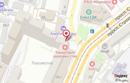 Букмекерская контора Ф.О.Н. в Железнодорожном районе на карте