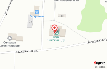 Продуктовый магазин в Новосибирске на карте