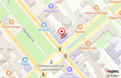 Дублин в Новороссийске на карте