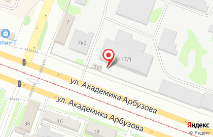 Просто Молоко на улице Академика Арбузова на карте
