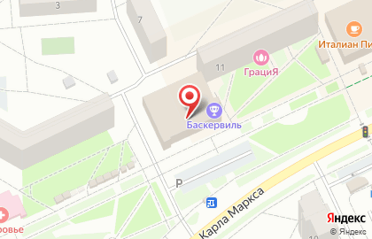 Супермаркет Spar express на улице Карла Маркса на карте
