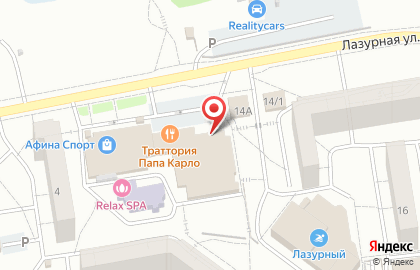 Октябрьский район Киоск по продаже фруктов и овощей в Октябрьском районе на карте
