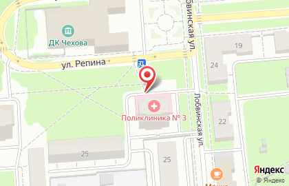 Городская больница Поликлиника №3 №6 в Орджоникидзевском районе на карте