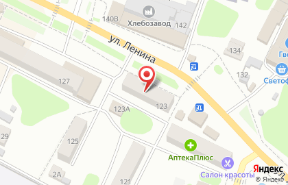 Интернет-магазин Vseinet.ru на улице Ленина на карте