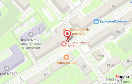 Магазин белорусской обуви на проспекте Елизарова, 3 на карте