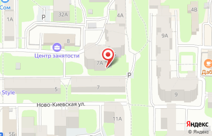 Детский сад Светлячок на Ново-Киевской улице на карте