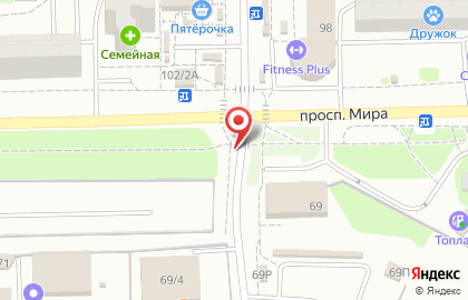 Эвакуация Омск на карте