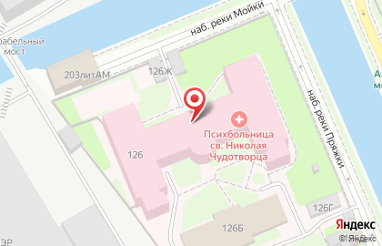 Психиатрическая Больница Святого Николая Чудотворца на карте