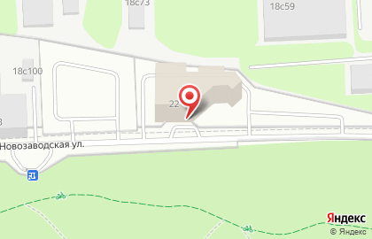 Бизнес-отель Протон на Новозаводской улице на карте