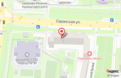 Московский Индустриальный Банк, ОАО в Выхино на карте