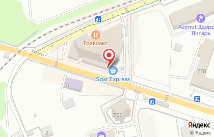 Супермаркет Spar на улице Ленина на карте