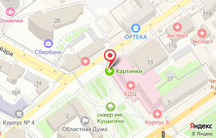 Нора на Пушкинской улице на карте