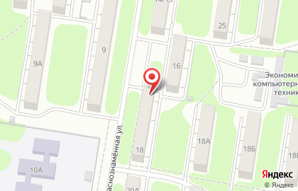Медицинская лаборатория Helix на Краснознамённой улице на карте