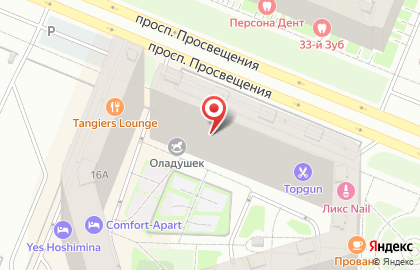 Турагентство Слетать.ру на проспекте Просвещения на карте