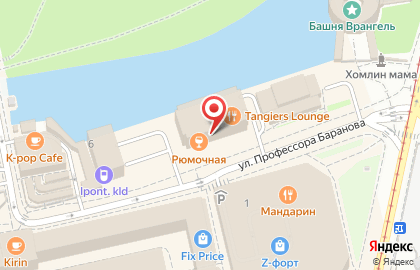 Карамельково Мануфактура на улице Профессора Баранова на карте
