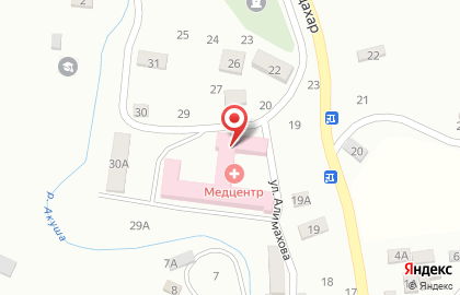 Акушинская центральная районная больница на карте