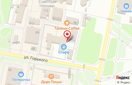 Окружное управление социальной защиты населения на Советской улице на карте
