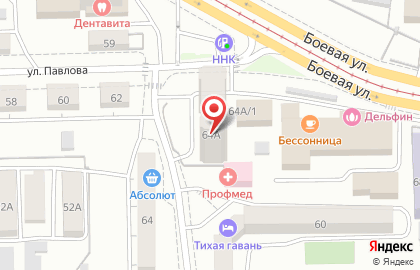 Медицинский центр Профмед в Октябрьском районе на карте