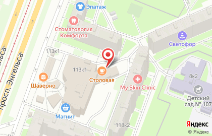 Аптека низких цен Пульс в Выборгском районе на карте