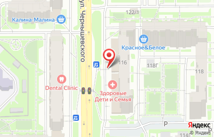 Фирменный магазин Zelen на улице Чернышевского на карте