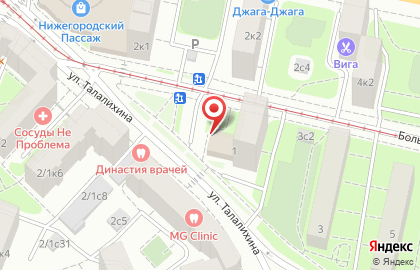 Магазин колбасных изделий Рублёвский в Таганском районе на карте
