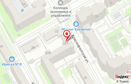 Киоск по продаже фруктов и овощей на улице Глеба Успенского на карте