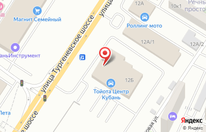 Автосалон Тойота Центр Кубань на карте