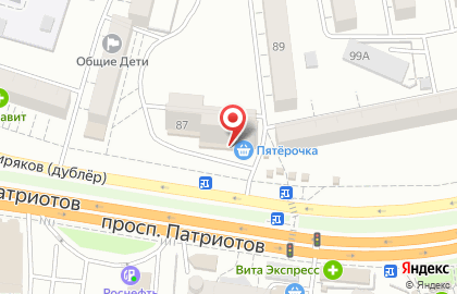 Магазин разливного пива Хмельник на улице Героев Сибиряков, 87 на карте
